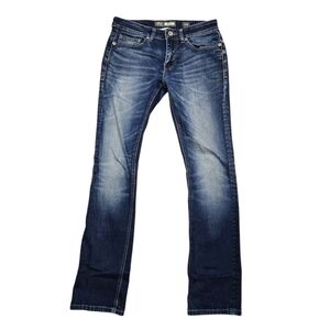 BKE ALEC Jeans Mens 30R Stretch Distressed Denim. FLAWS
